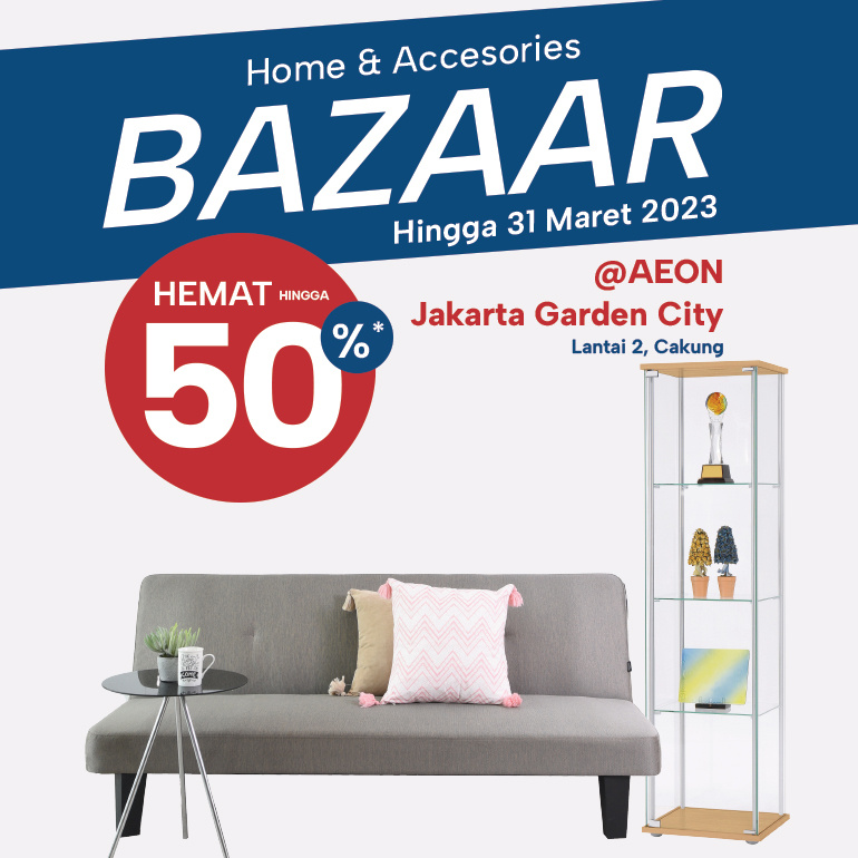 Bazaar INFORMA Aeon JGC Hemat hingga 50%*