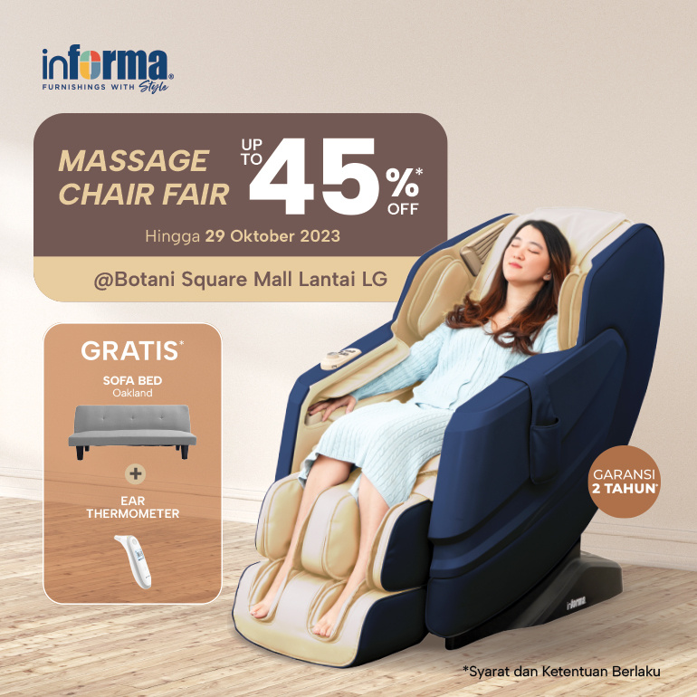 Massage Chair Fair Up to 45%* Botani Mall