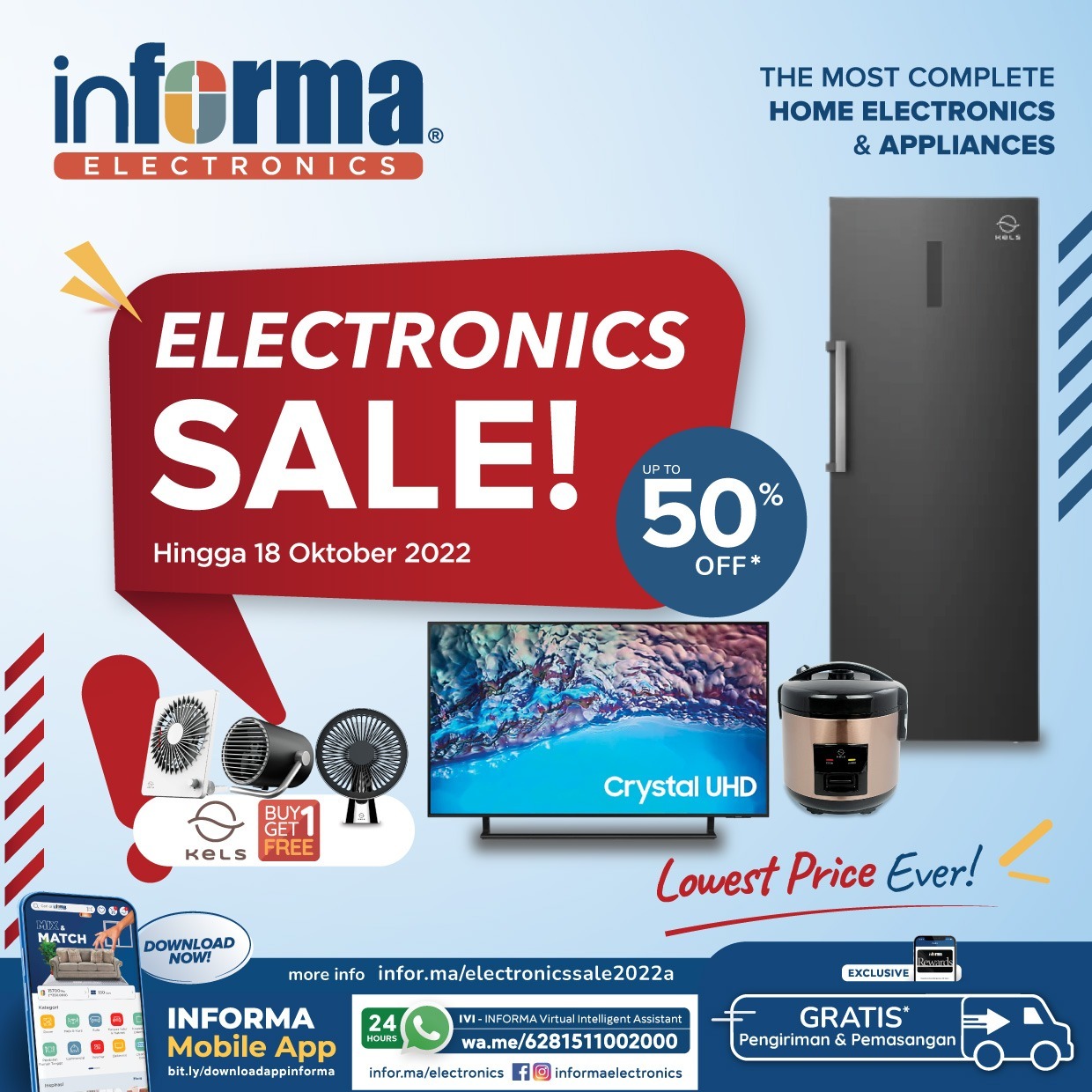 informa electronics sale up to 50%