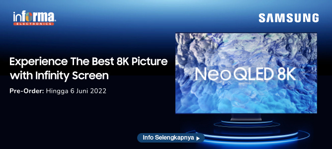 Experience The Best 8K Picture with Infinity Screen