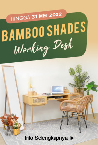 Bamboo Shades Working Desk