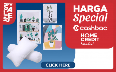 WOW Sale Harga Spesial Cashbac & Home Credit